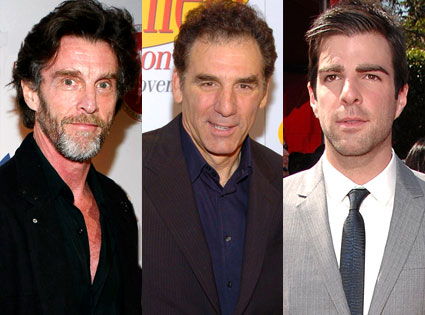 John Glover, Michael Richards, Zachary Quinto John Glover, Michael Richards, Zachary Quinto